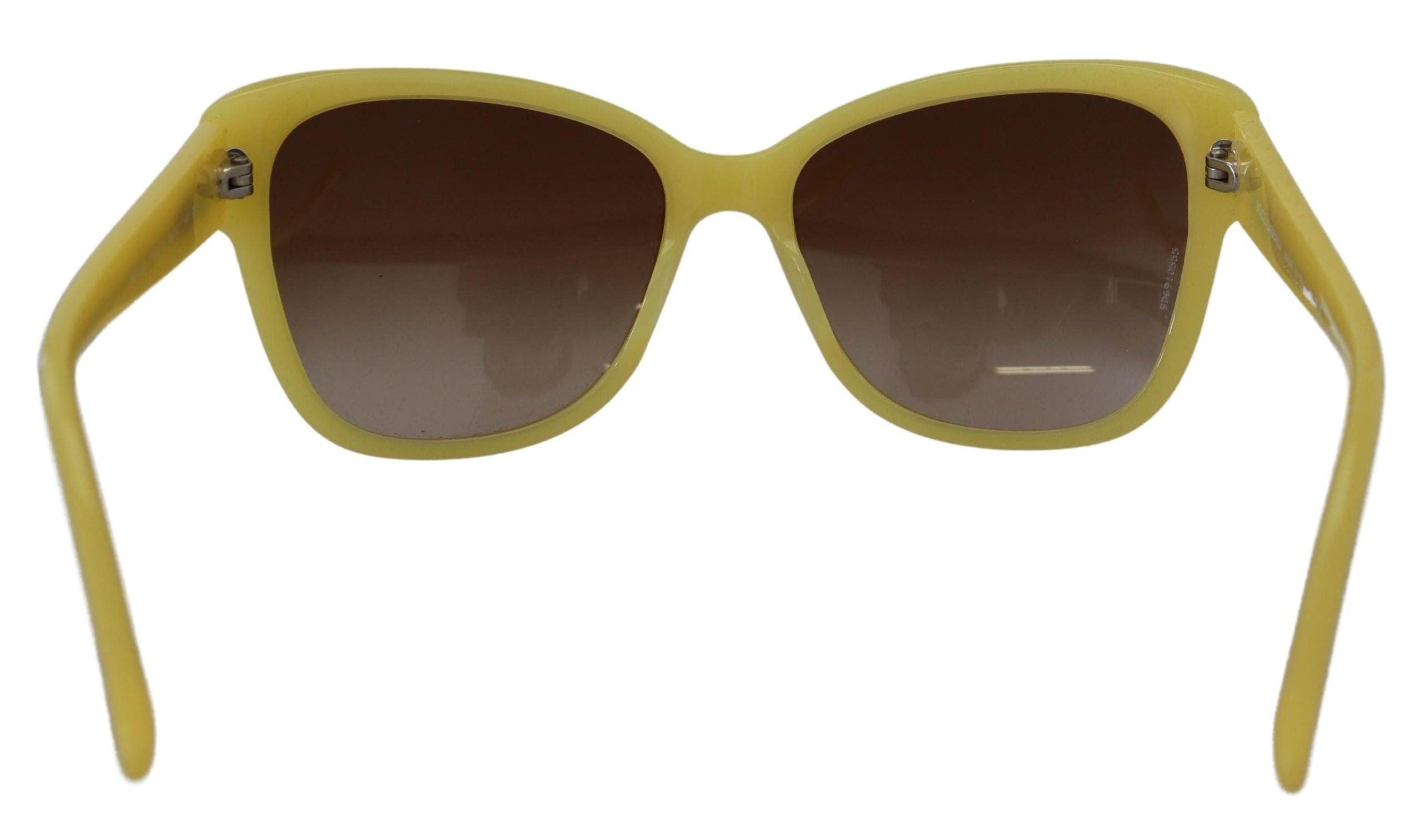 Dolce & Gabbana Yellow Frame Stars Embellishment DG4124 Sunglasses