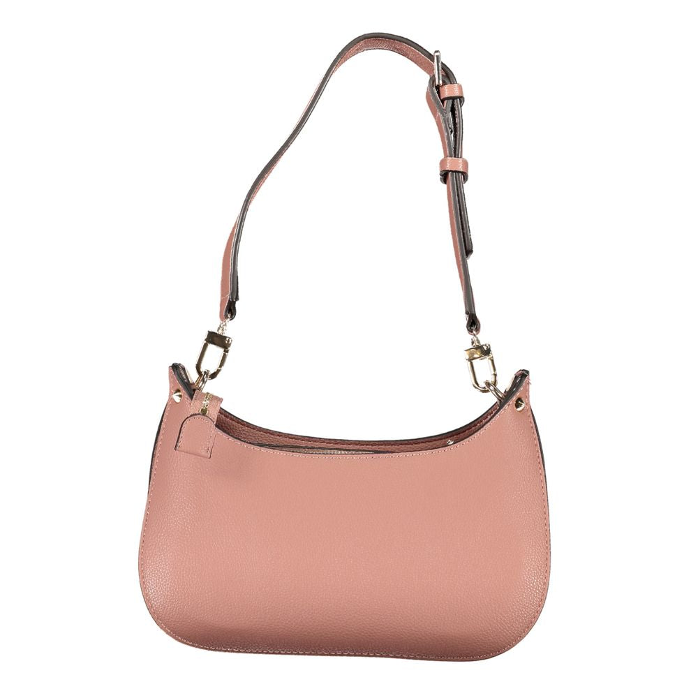 Bolso de mano rosa de polietileno Guess Jeans