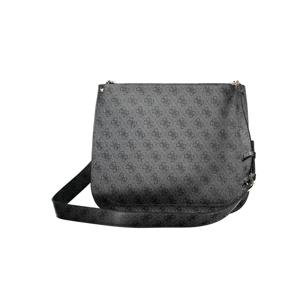 Bolso de mano negro de polietileno Guess Jeans
