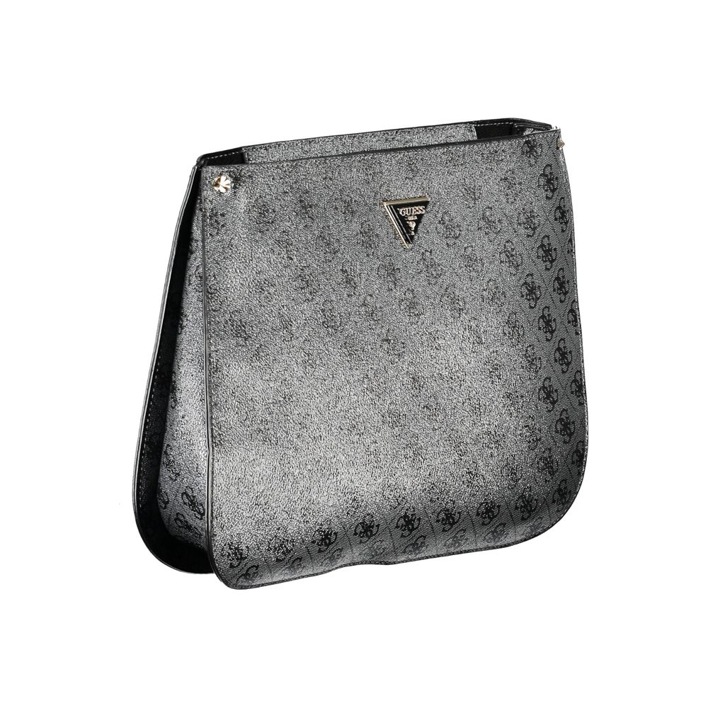 Bolso de mano negro de polietileno Guess Jeans