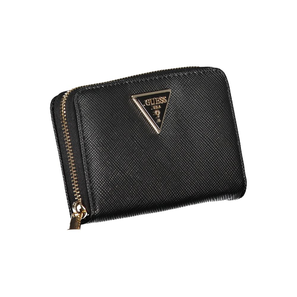 Cartera negra multicompartimentos Guess Jeans Chic