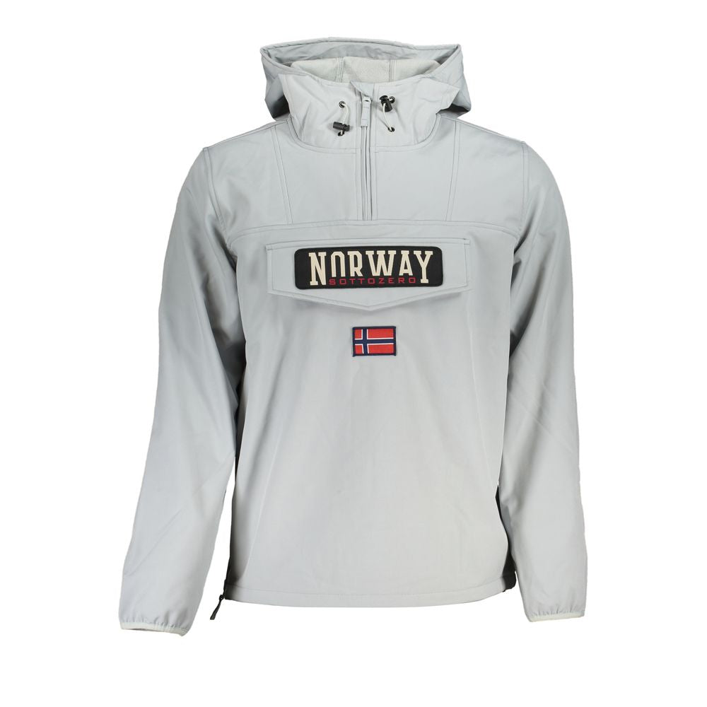 Chaqueta de poliéster gris para hombre de Noruega 1963