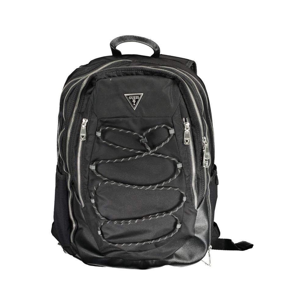 Mochila Guess Jeans de poliamida negra para hombre
