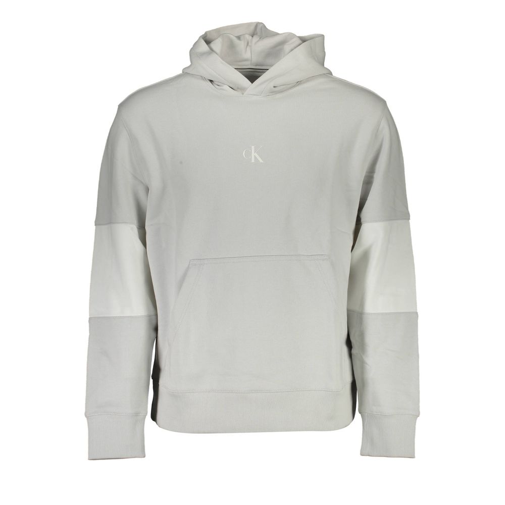Suéter de algodón gris de Calvin Klein para hombre