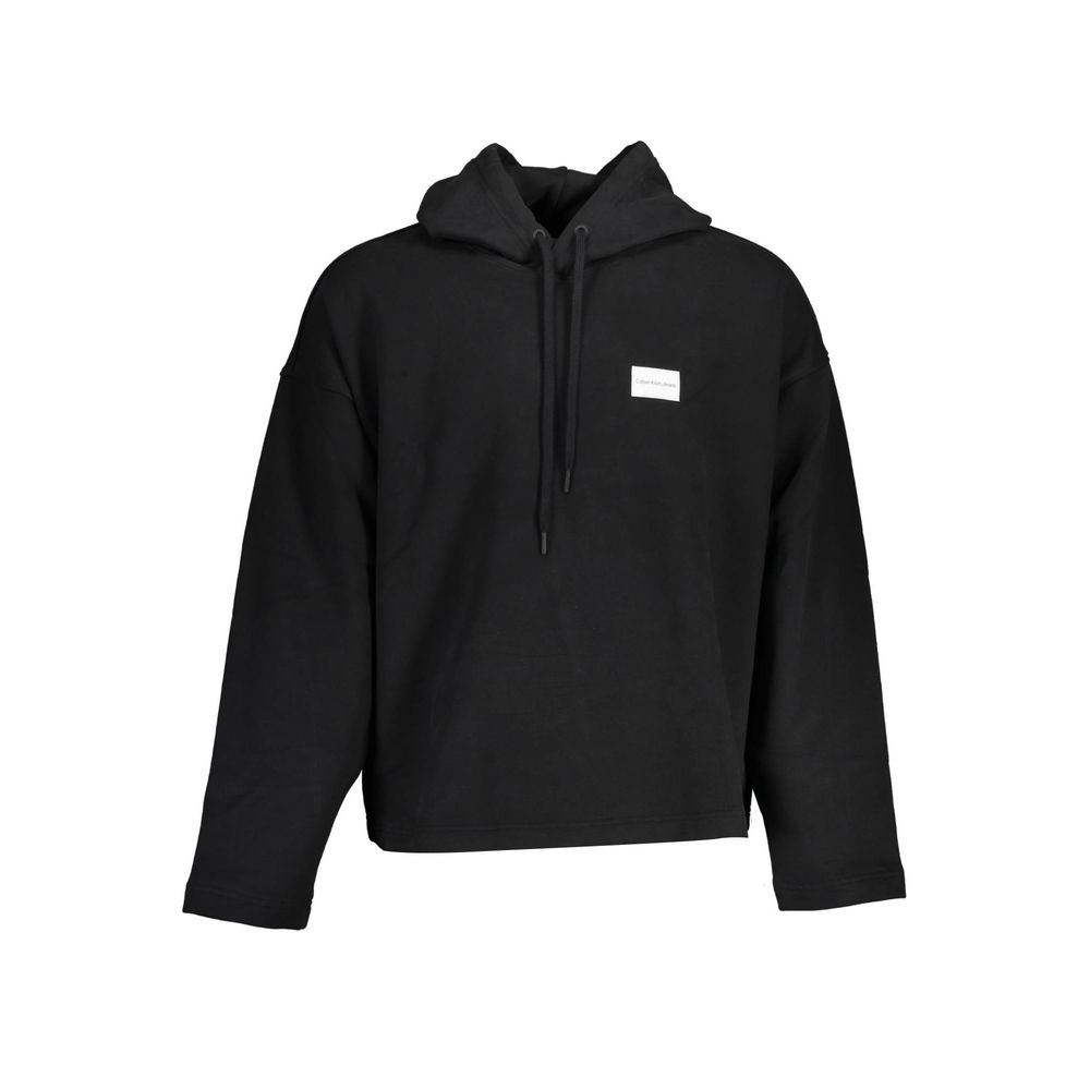 Suéter de algodón negro de Calvin Klein para hombre