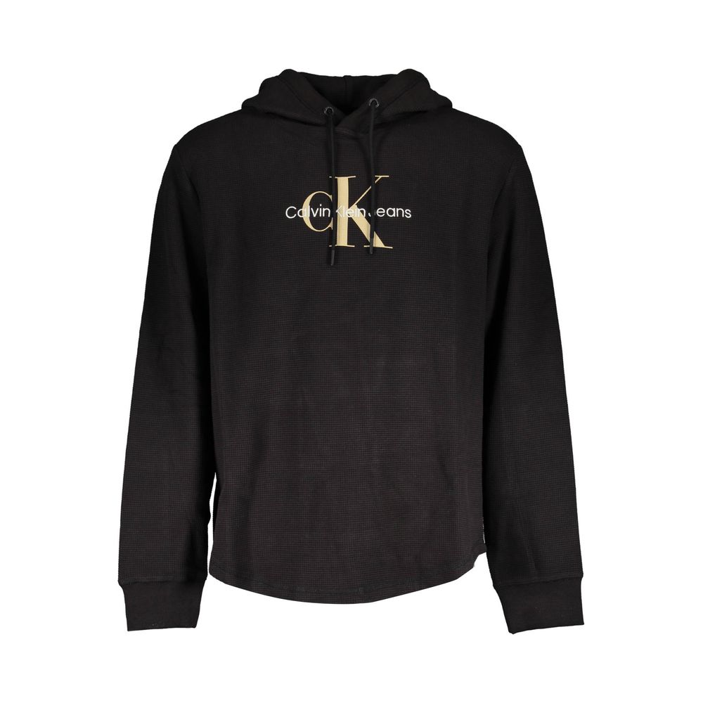 Suéter de algodón negro de Calvin Klein para hombre