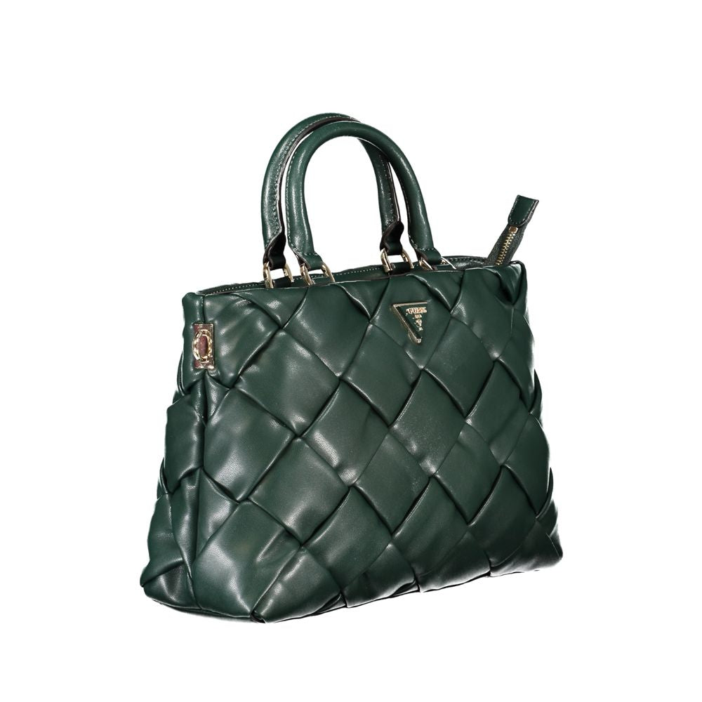 Bolso de mano verde de polietileno Guess Jeans