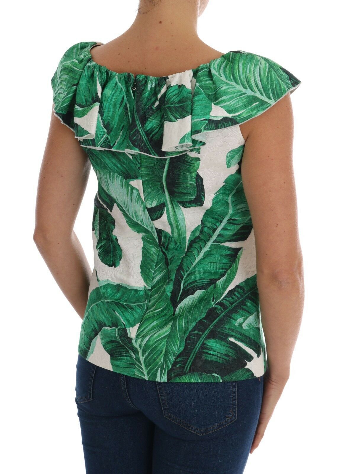 Blusa con lentejuelas y piña de Dolce &amp; Gabbana