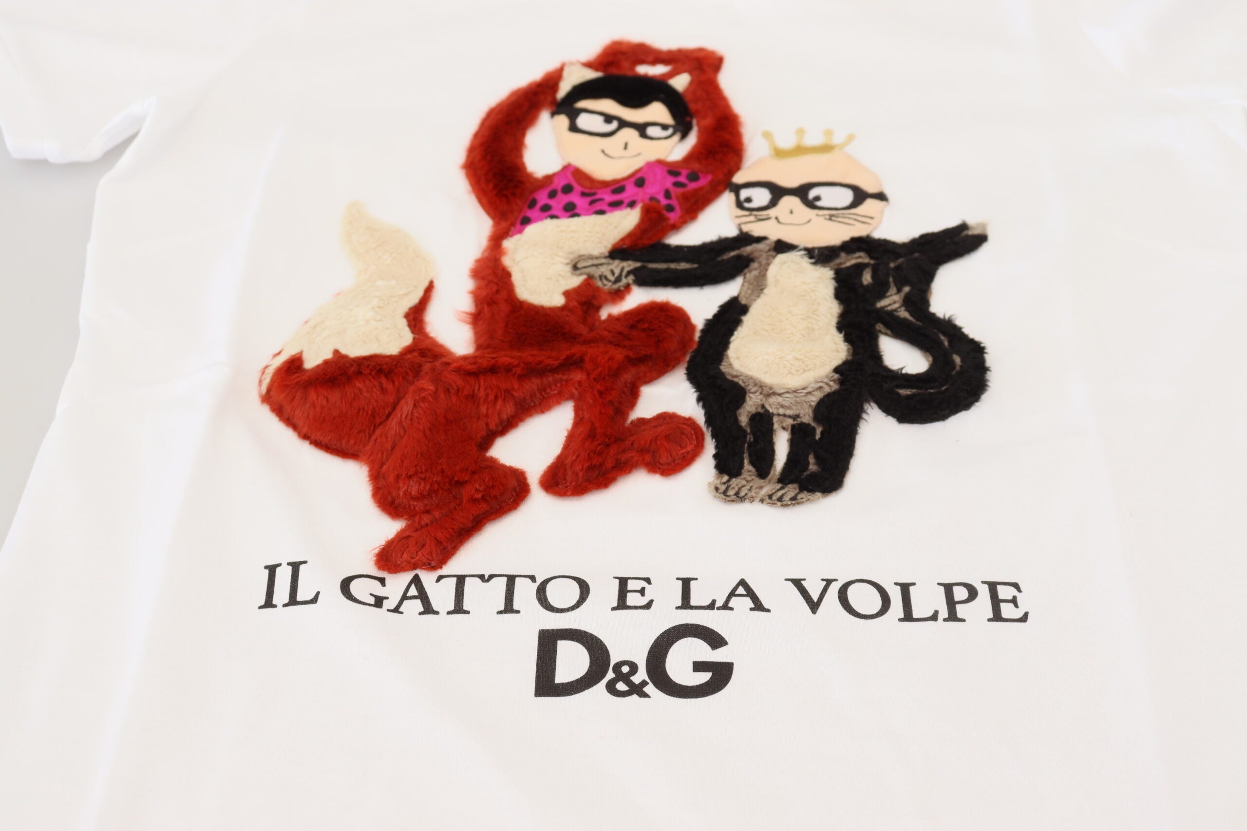 Camiseta Dolce &amp; Gabbana Top Blanco Texturizado Manga Corta