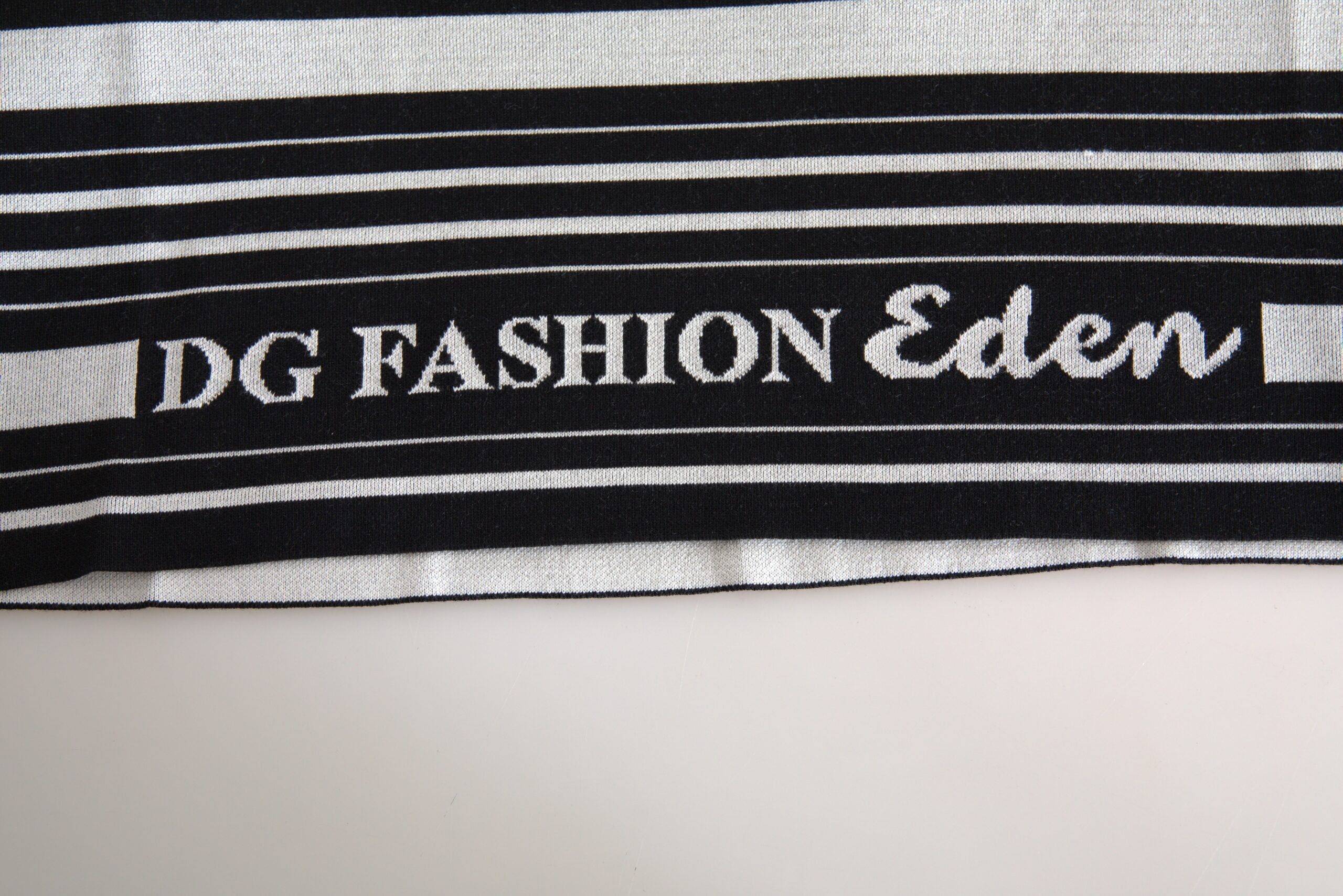 Camiseta de cuello redondo de algodón blanco DG Fashion de Dolce &amp; Gabbana