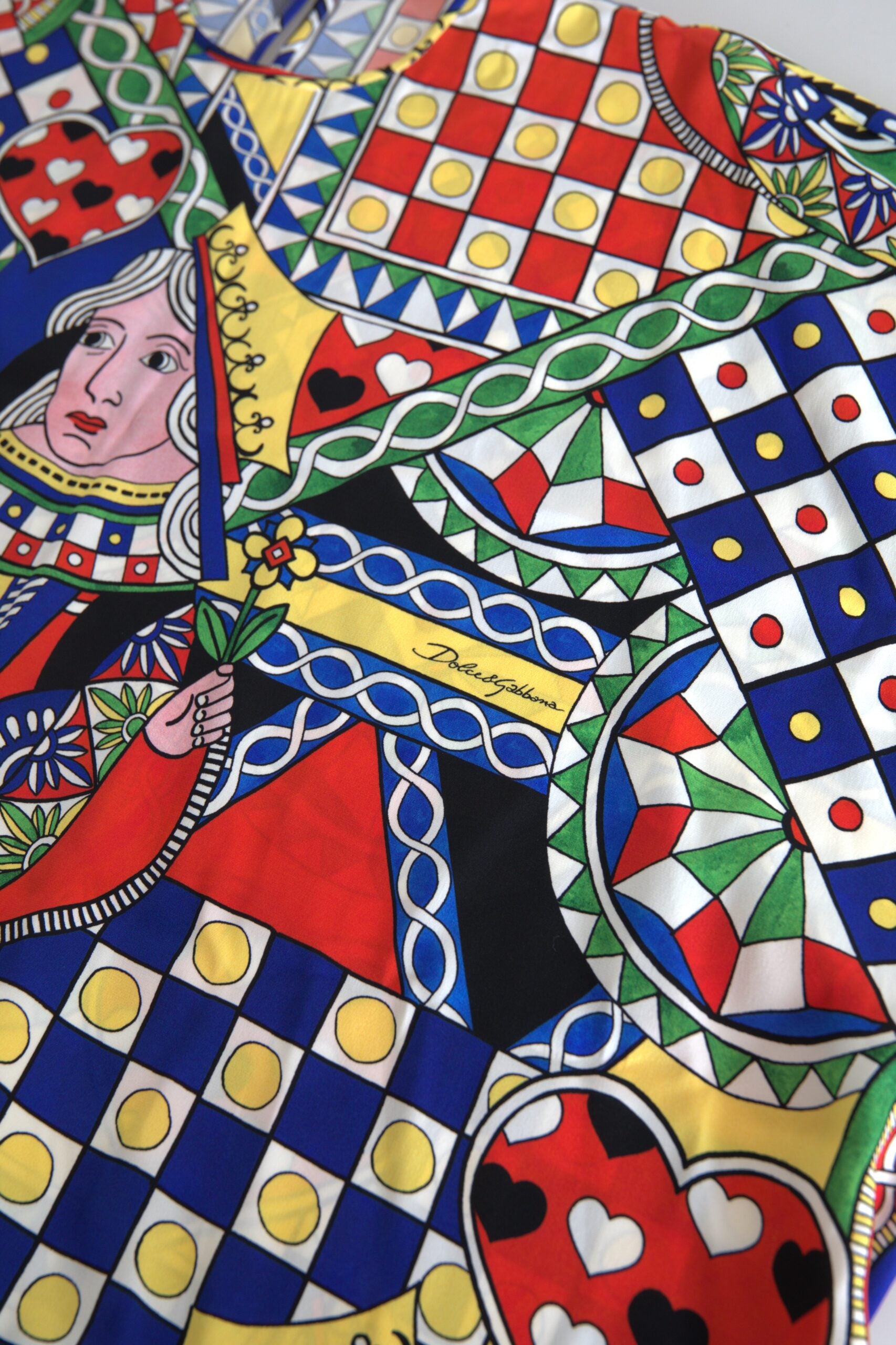 Blusa de manga larga con estampado multicolor de Dolce &amp; Gabbana