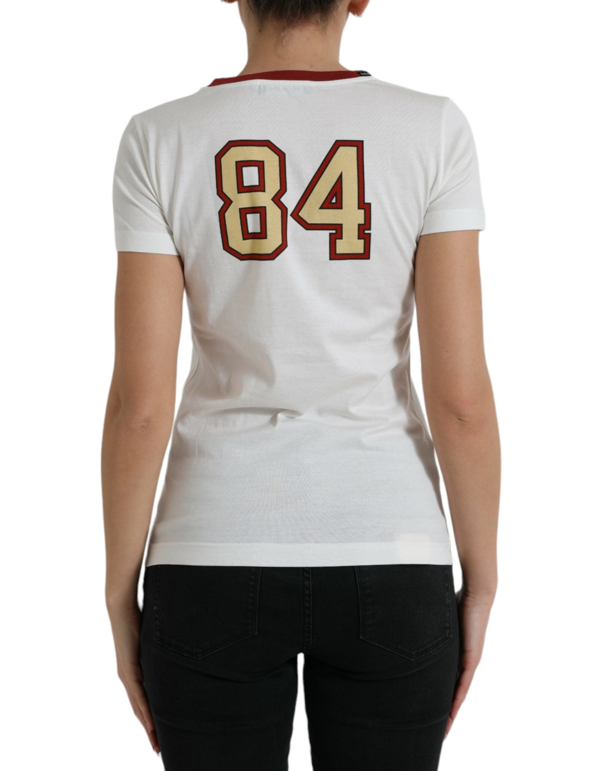 Camiseta blanca Bring Me To The Moon de Dolce &amp; Gabbana