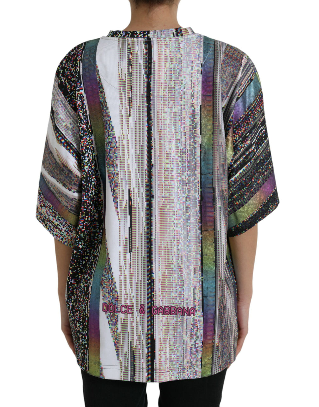 Camiseta multicolor con estampado "With Love Always" de Dolce &amp; Gabbana