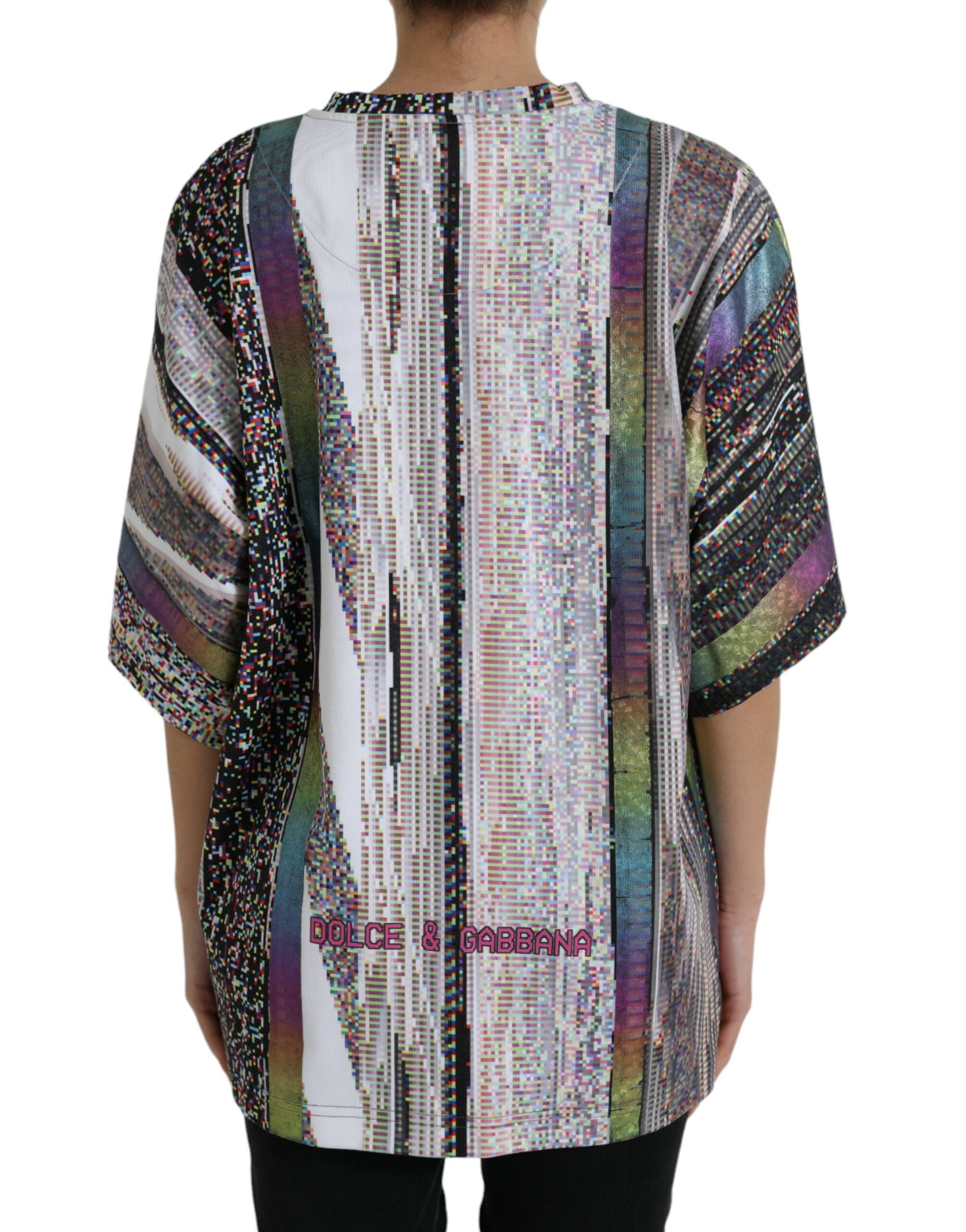 Camiseta multicolor con estampado "With Love Always" de Dolce &amp; Gabbana