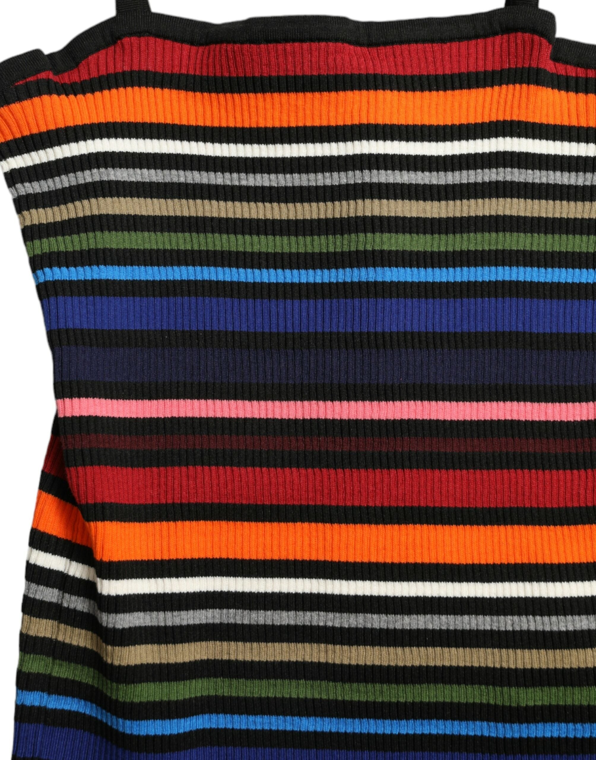 Top de tirantes finos con rayas multicolor de Dolce &amp; Gabbana