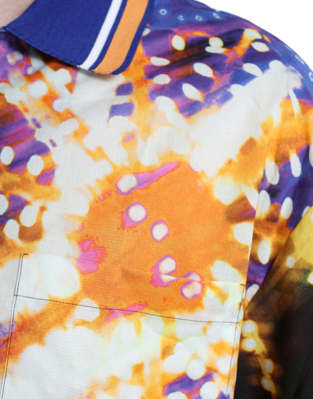 Dolce &amp; Gabbana Camisa casual de algodón con estampado Luminarie multicolor