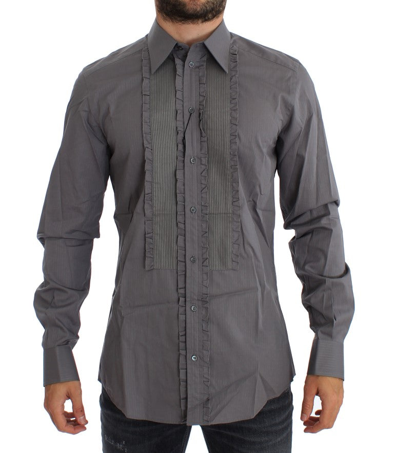 Camisa de vestir Dolce &amp; Gabbana Purple Torero GOLD Slim Fit