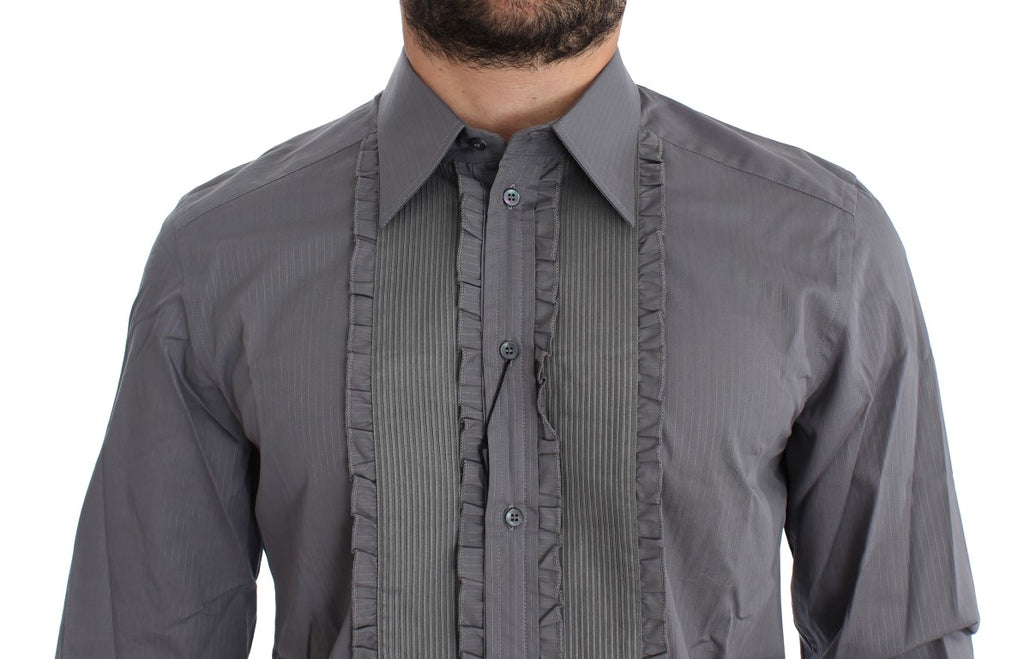 Camisa de vestir Dolce &amp; Gabbana Purple Torero GOLD Slim Fit