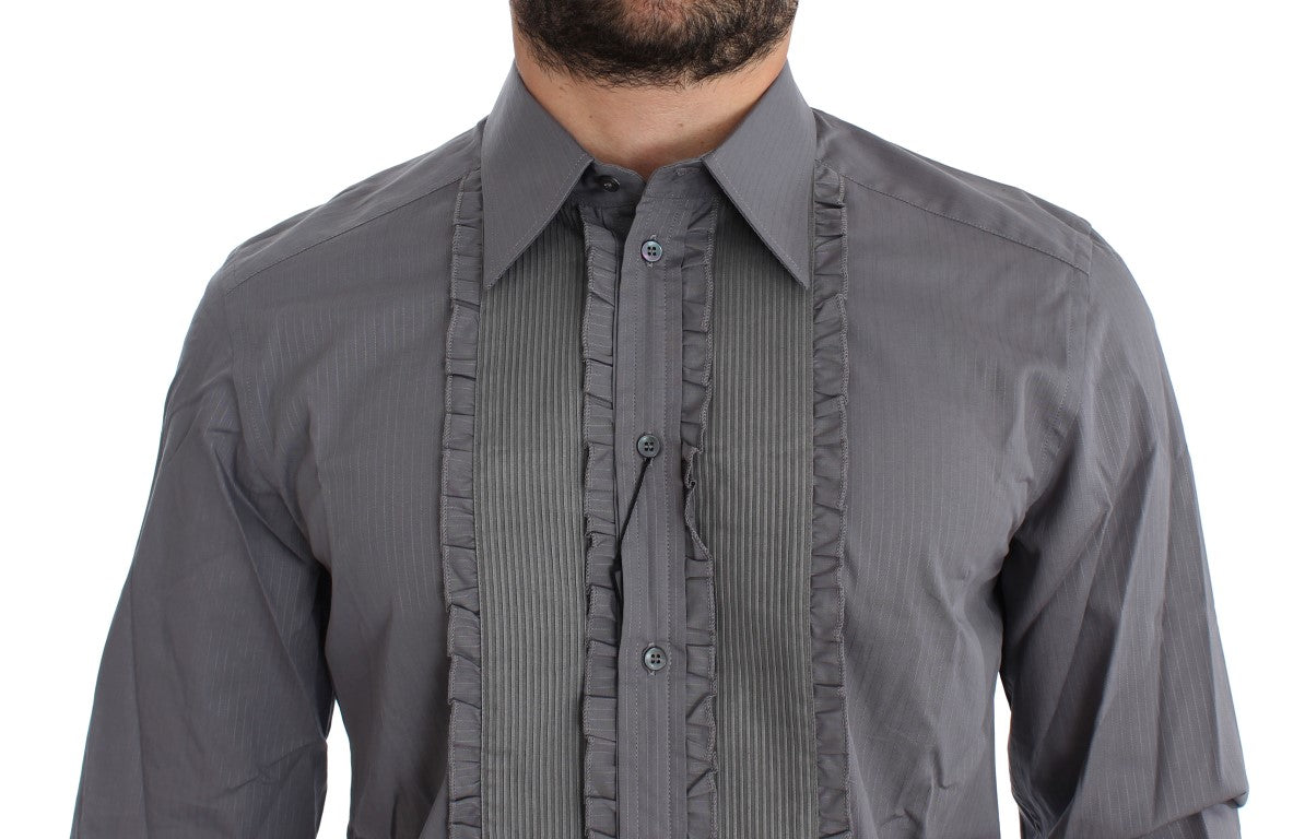 Camisa de vestir Dolce &amp; Gabbana Purple Torero GOLD Slim Fit