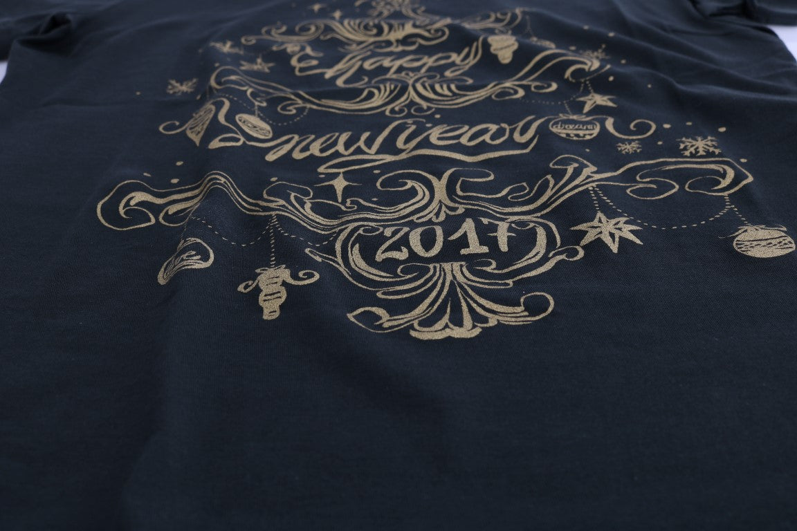 Camiseta Dolce &amp; Gabbana de algodón verde 2017 con motivo