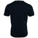Camiseta de algodón azul oscuro de Dolce &amp; Gabbana con cuello redondo y manga corta