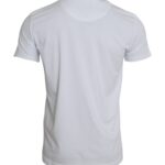 Camiseta blanca de algodón con cuello redondo y manga corta de Dolce &amp; Gabbana