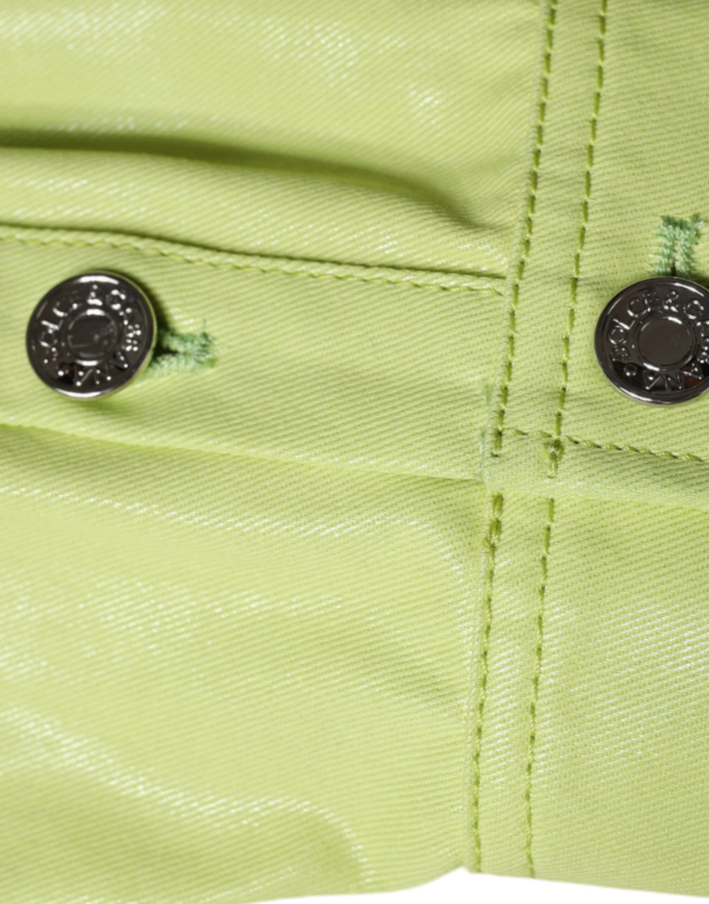 Camisa de algodón verde con cuello y botones para hombre de Dolce &amp; Gabbana