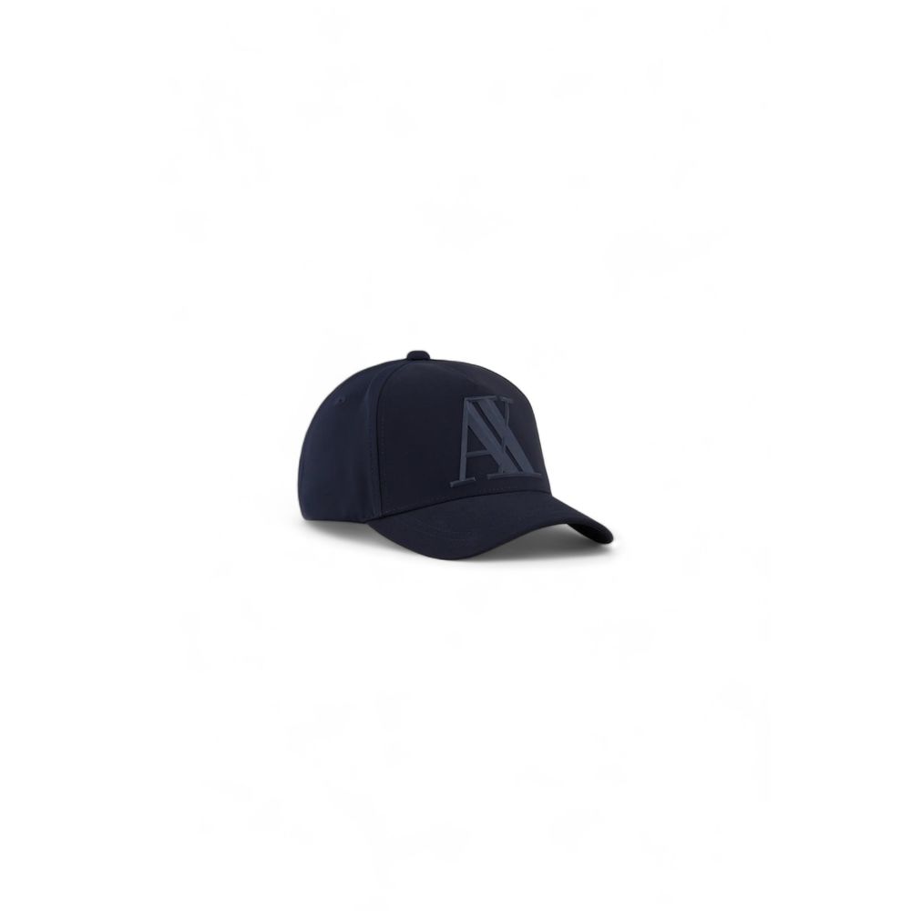 Armani Exchange Blue Polyester Cap (Baseball Hat)