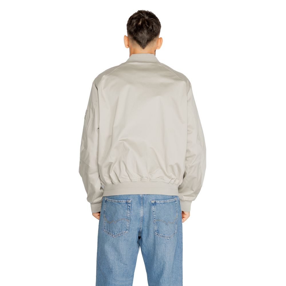 Chaquetas y abrigos de algodón orgánico gris de Calvin Klein