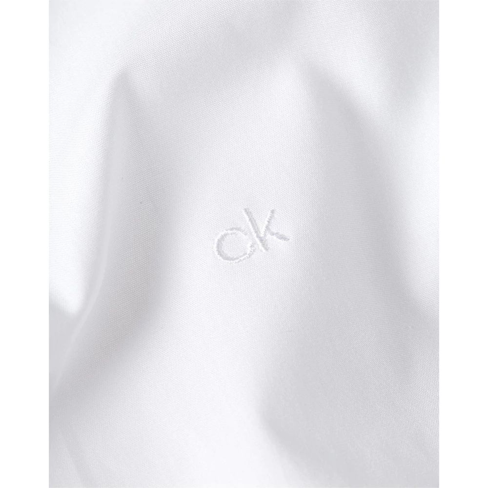 Camisa de algodón blanca de Calvin Klein