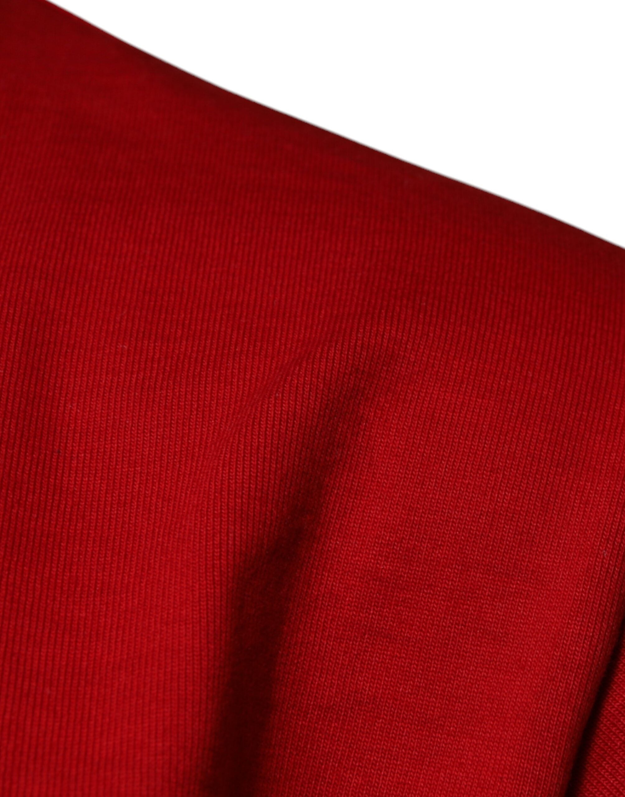 Camiseta de cuello redondo de algodón Dolce &amp; Gabbana Red DG Eye