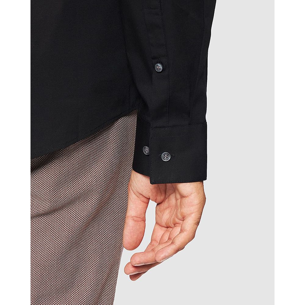 Camisa de algodón negra de Calvin Klein