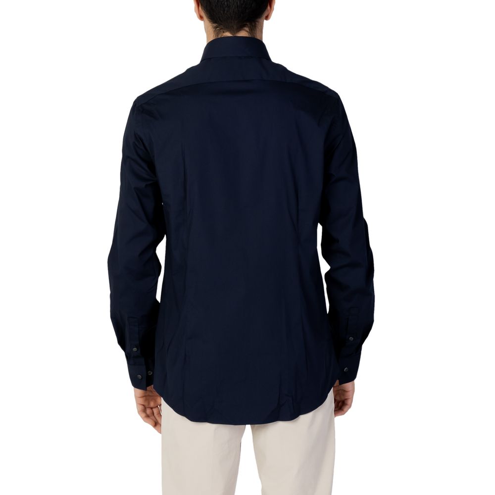 Camisa de algodón azul de Calvin Klein