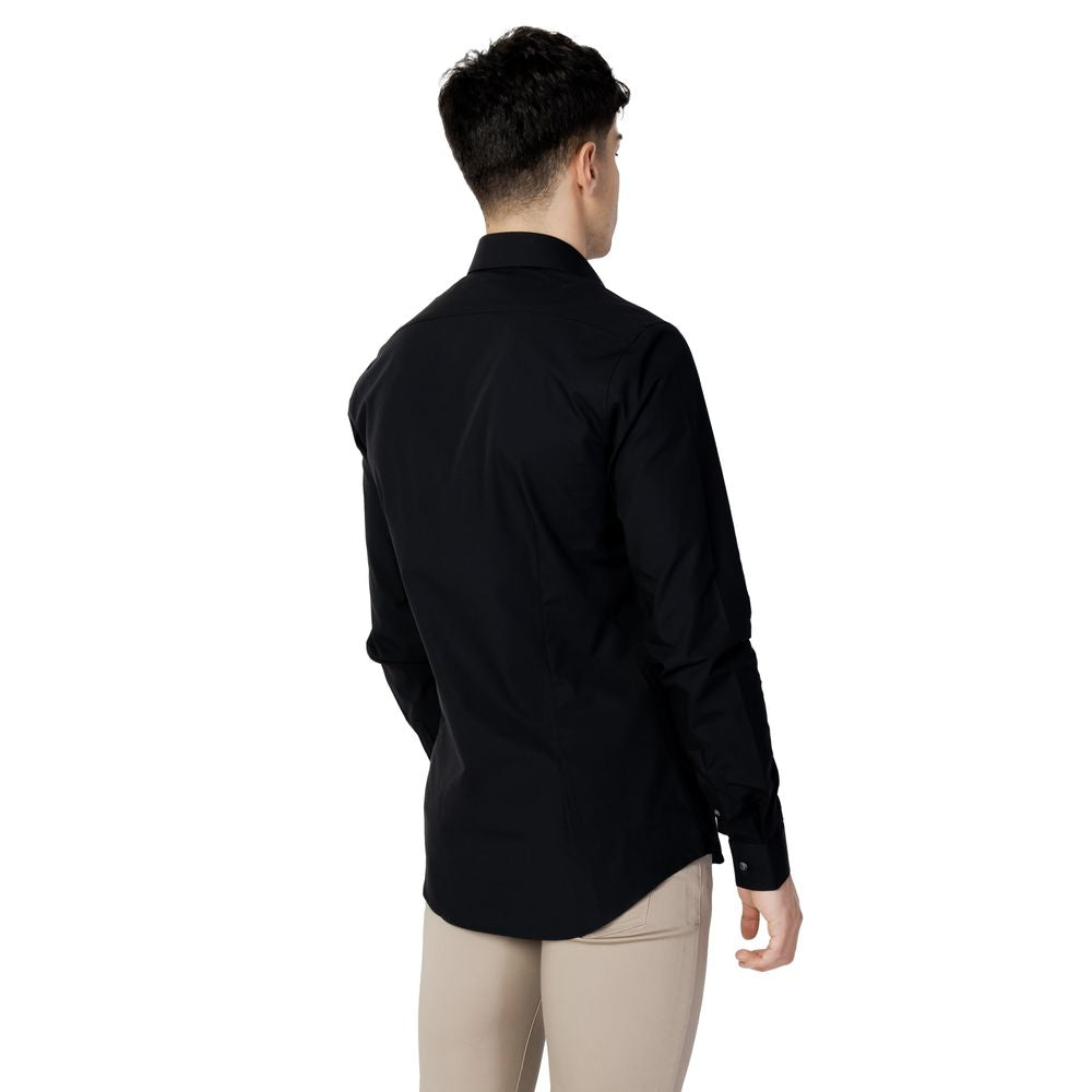 Camisa de algodón negra de Calvin Klein