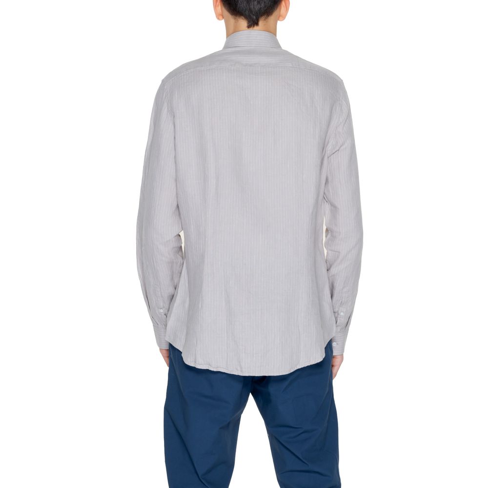 Camisa de lino beige de Calvin Klein
