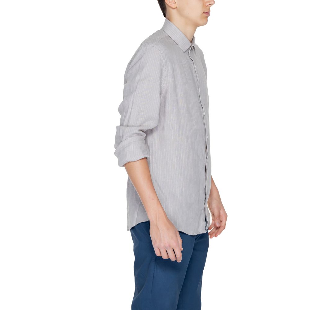 Camisa de lino beige de Calvin Klein