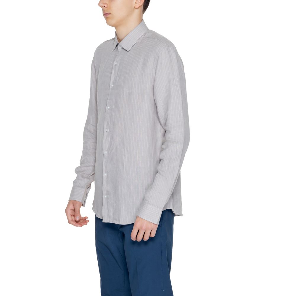 Camisa de lino beige de Calvin Klein