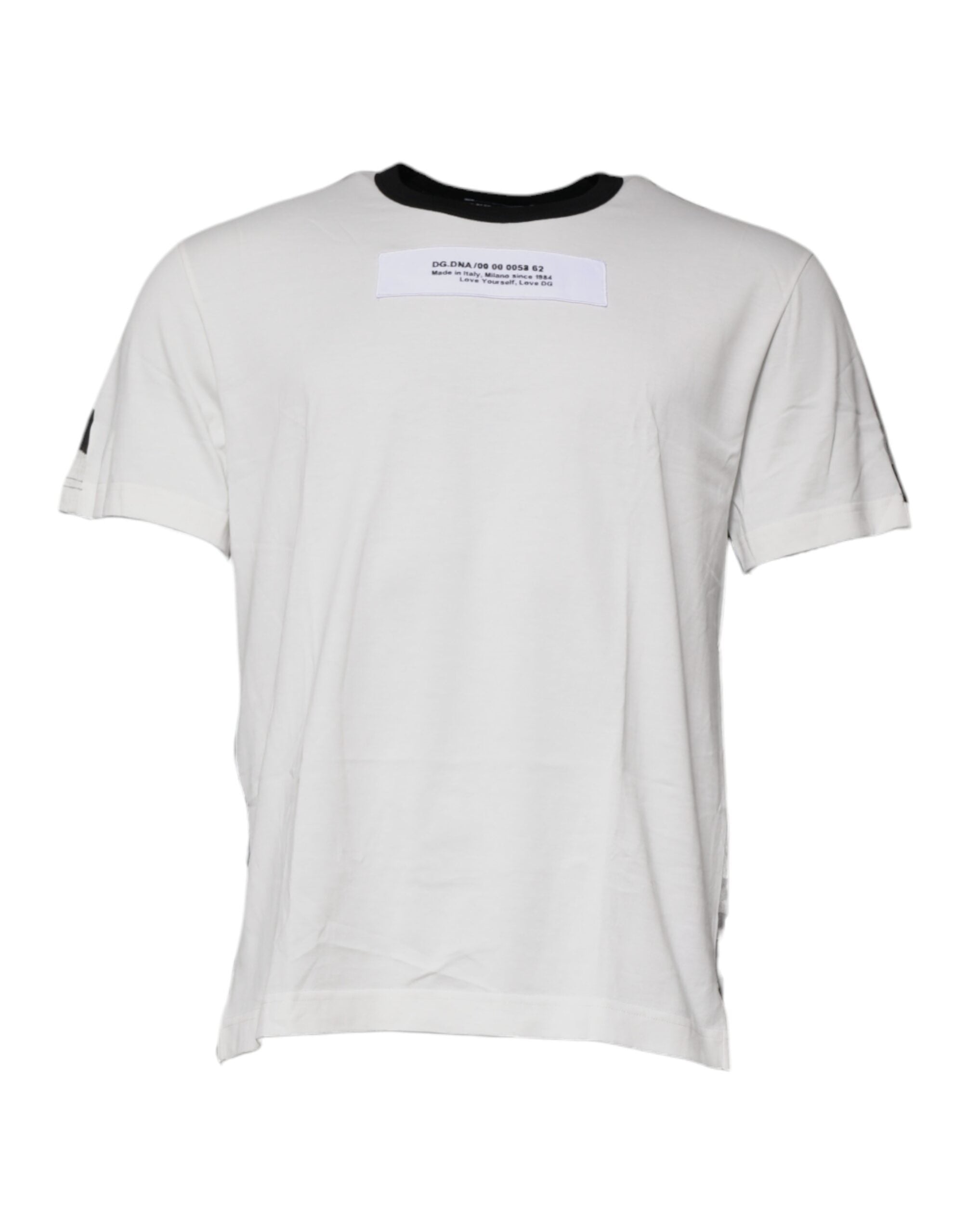 Camiseta de cuello redondo con estampado de camuflaje multicolor de Dolce &amp; Gabbana