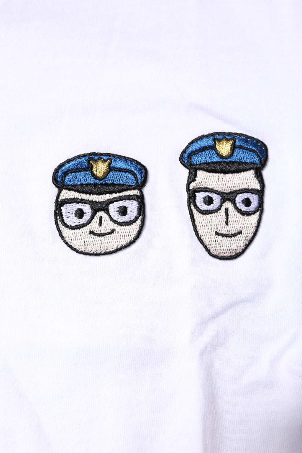 Camiseta blanca de algodón con cuello redondo #DGFamily de Dolce &amp; Gabbana