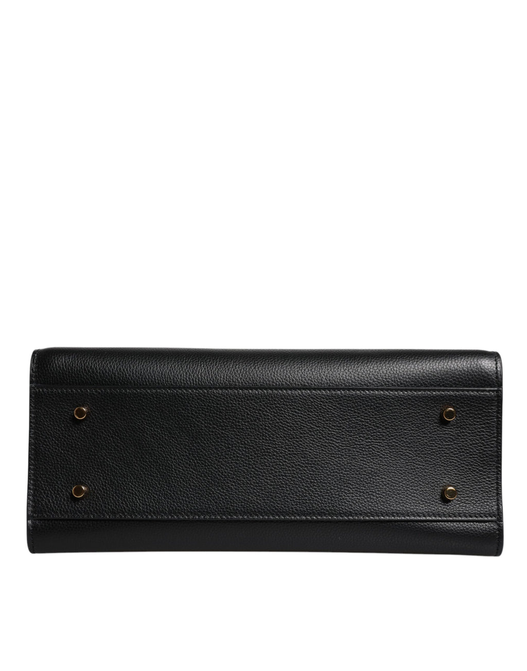 Bolso bandolera grande de piel negra con asa superior de Versace