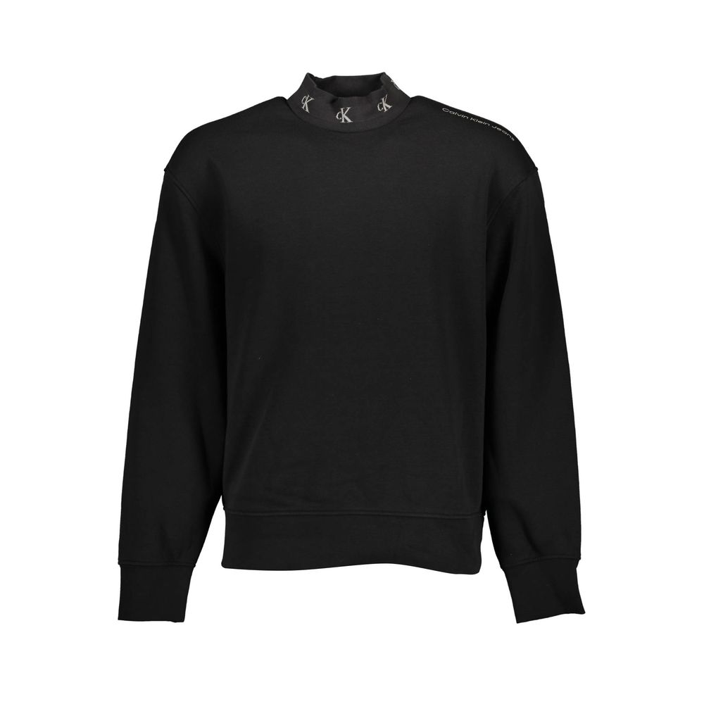 Suéter de algodón negro de Calvin Klein para hombre