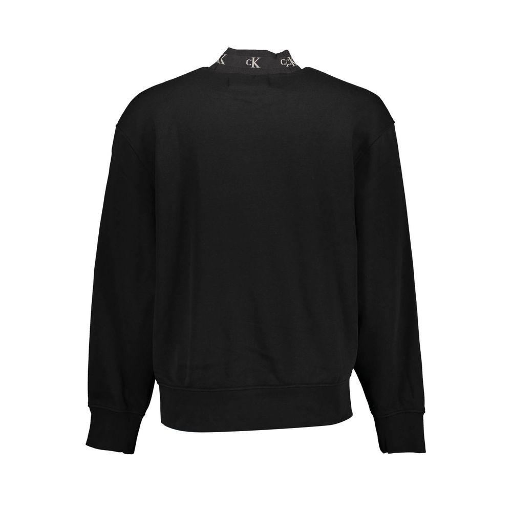 Suéter de algodón negro de Calvin Klein para hombre