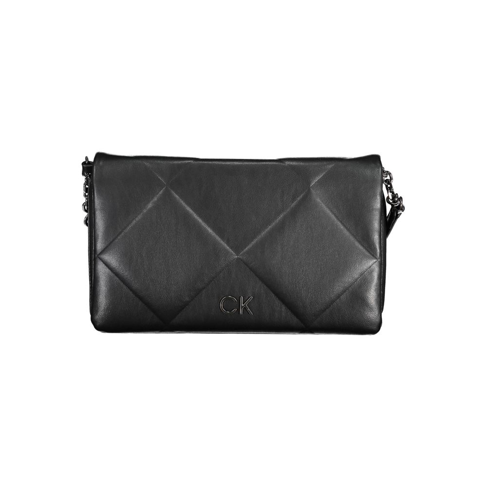 Bolso de mano de poliéster negro de Calvin Klein