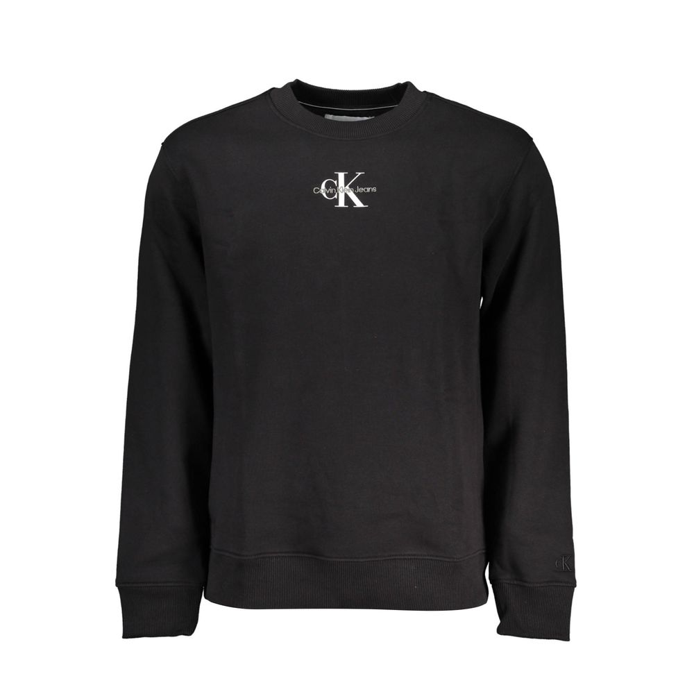 Suéter de algodón negro de Calvin Klein para hombre