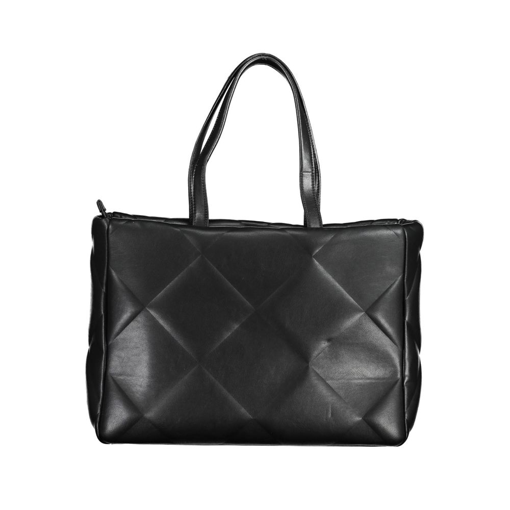 Bolso de mano de poliéster negro de Calvin Klein