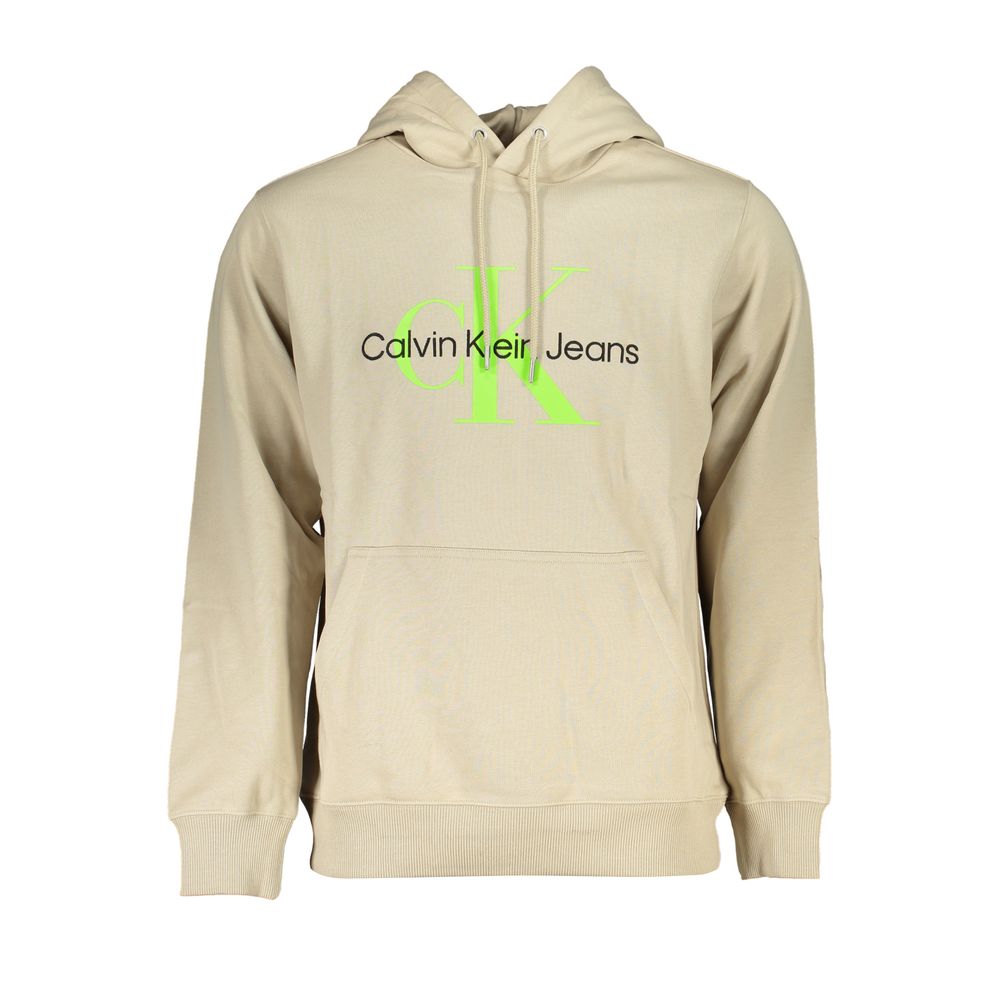 Suéter de algodón beige de Calvin Klein para hombre