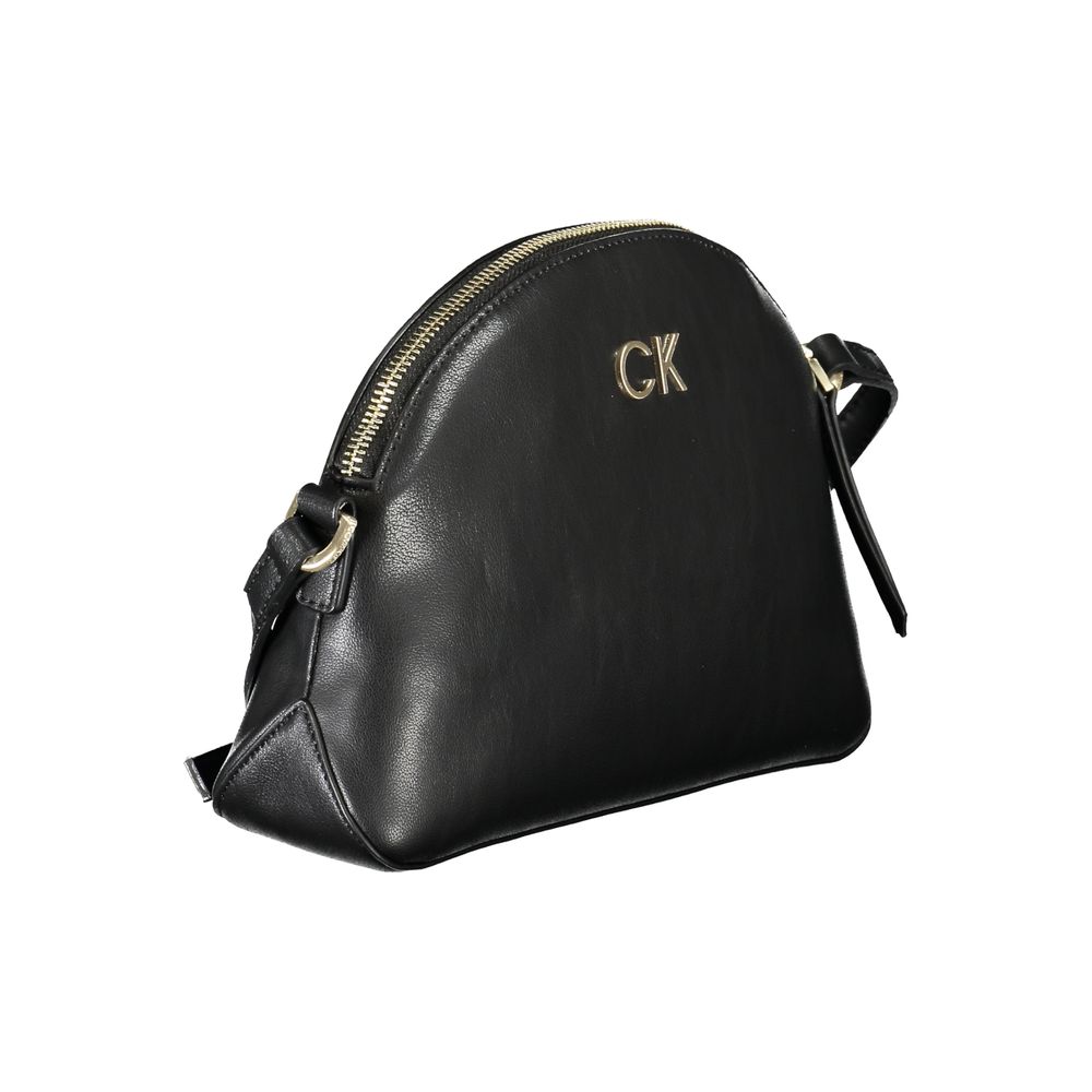 Bolso de mano de poliéster negro de Calvin Klein