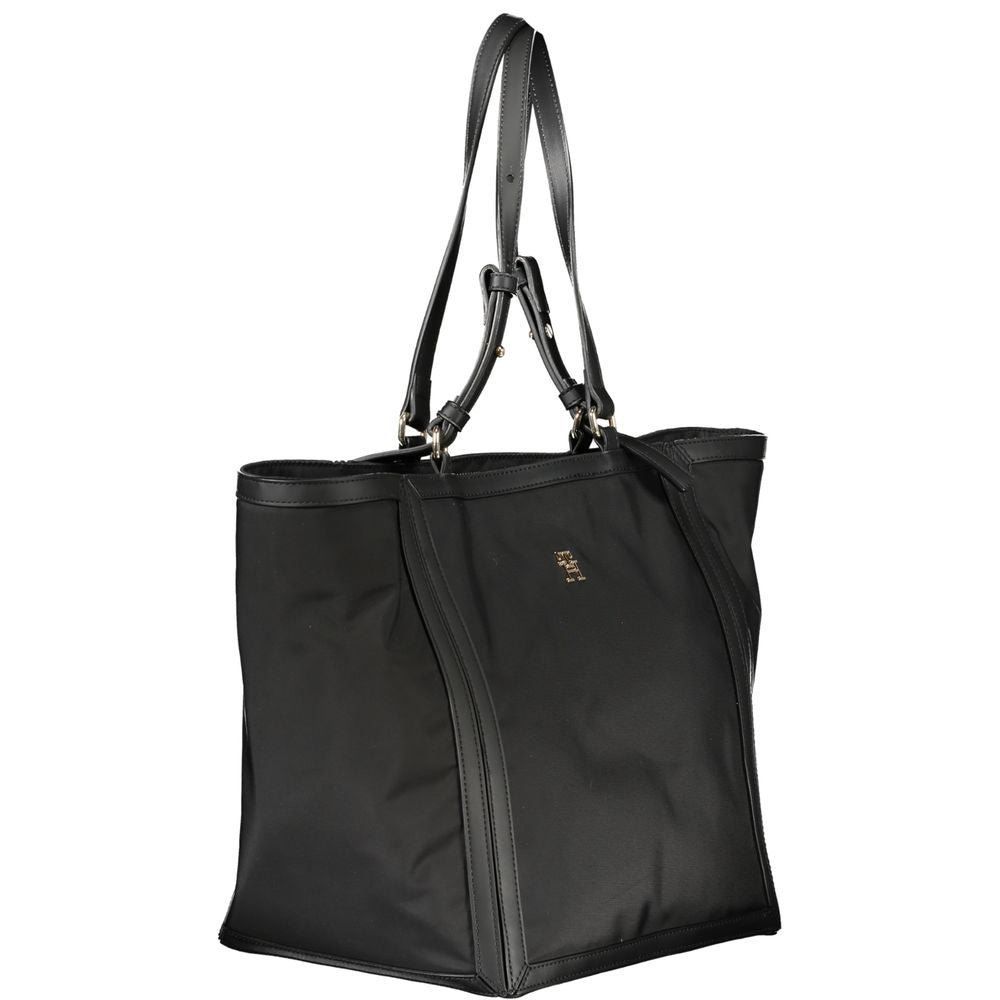 Bolso de mano Tommy Hilfiger de poliéster negro