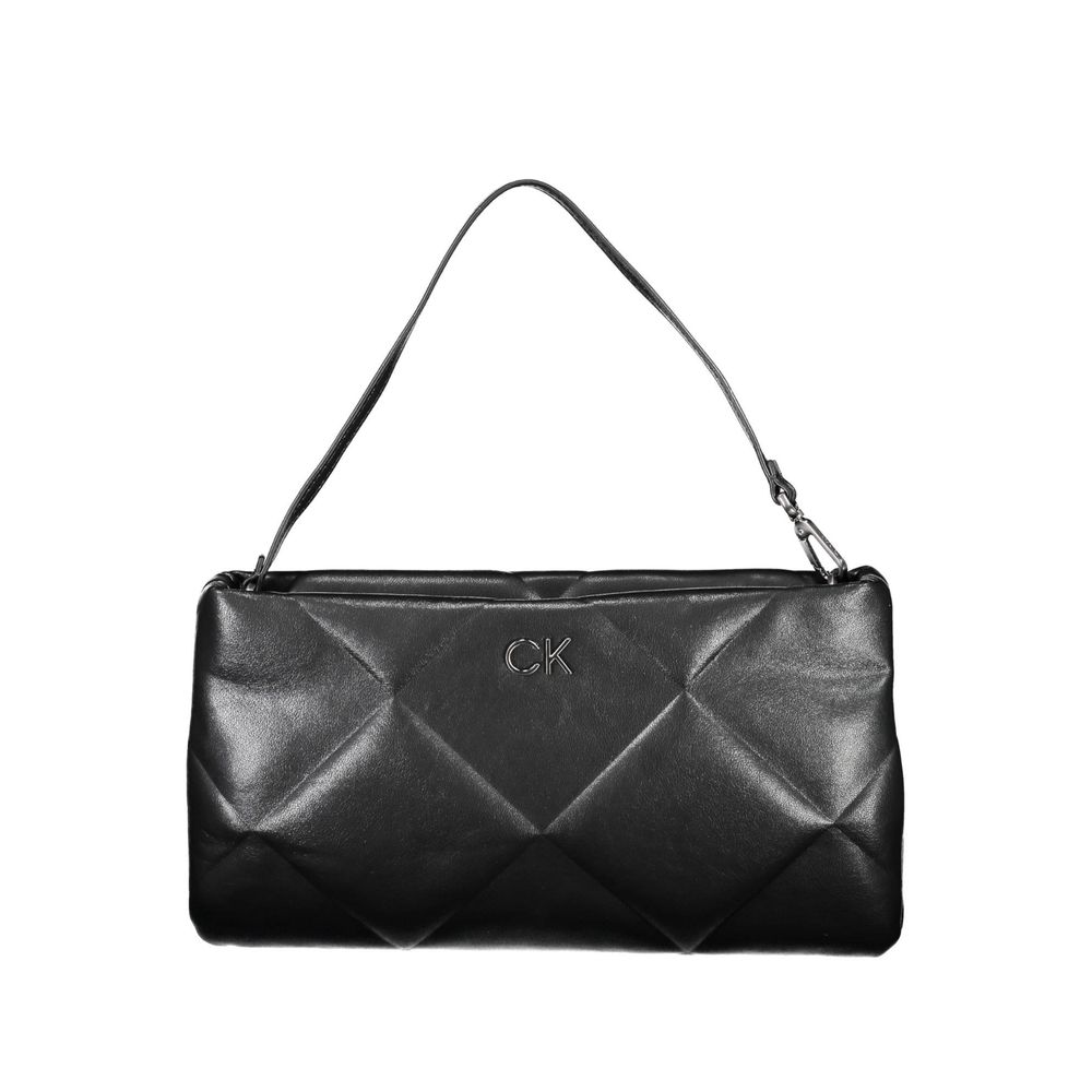 Bolso de mano de poliéster negro de Calvin Klein