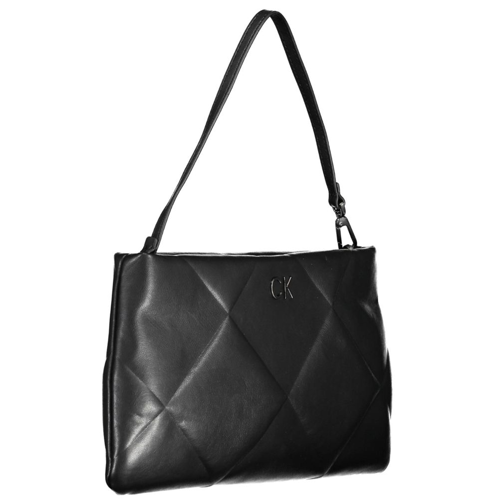 Bolso de mano de poliéster negro de Calvin Klein